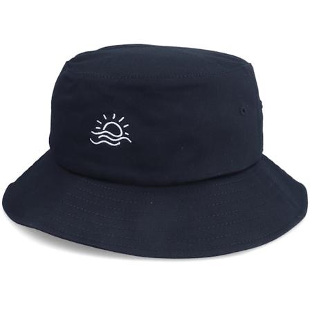 Abducted - Schwarz bucket Hut - Tiny Ocean Sunset Black Bucket @ Hatstore
