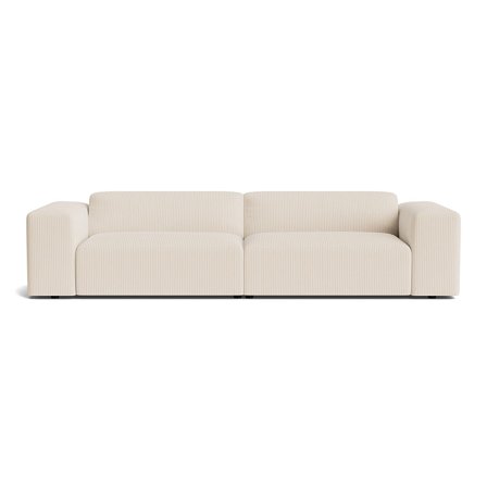 Soma XL 3 personers sofa - Lincoln Beige - 312x101x75 - Sofa, 3 personers sofa