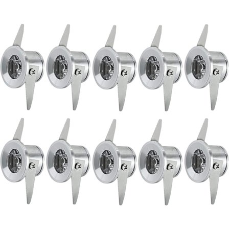 Downlight Lamper, Led Indbygget Spotlight 1w Indbygget Lille Spot Lampe Led Loftlys Med Transformer Til Vinkælder, Stue, Ac85-265v, 10stk