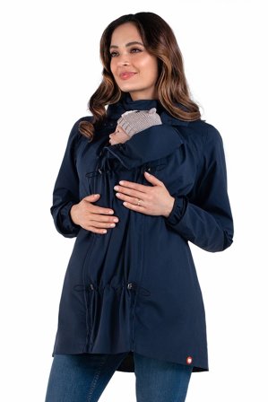 Wombat Numbat Go Graviditets- og bærejakke Navy XXL, Børn & Forældre, Babyudstyr, Bæreseler