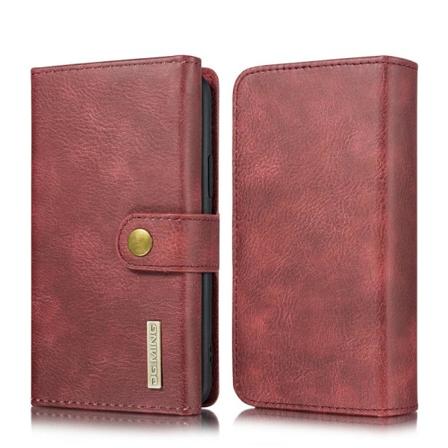 Iphone 11 Pro - Dg.ming 2in1 Multi-slot Magnet Fodral - Röd Red Röd