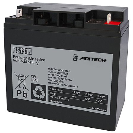 ARITECH Battery 12 V, 18 Ah 2PK