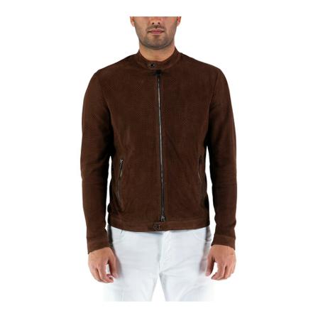 Tagliatore, Leather Jackets Bruin, Heren, Maat:M,suede