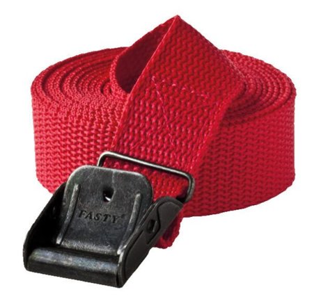 Fasty 157 Spennreim 2-pakning, All-pack Rød, 2000 mm, Verksted & bil