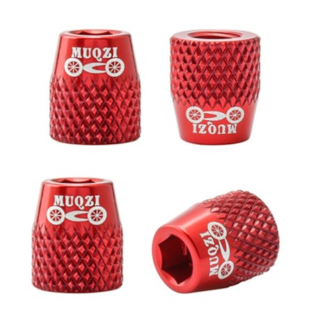 4 stk. M6 bremsesko skruer til cykel, ultralet V-bremse blok møtrik cykeldele