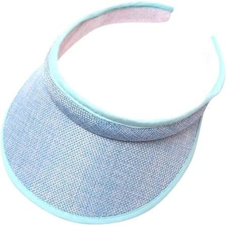 Unisex solskjerm, tenniscaps, golfcaps, utendørs sportssolhatt for sykling, fiske, løping, jogging og andre sporter, UV-beskyttelse, himmelblå
