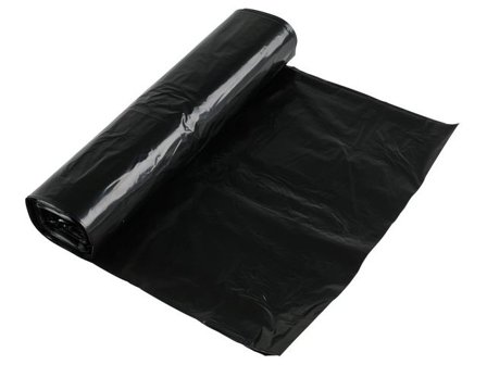 Polynova Plastsäck POLYBLUE 70L 40my svart 25/rl - Lyreco - Städ och hygien - Påsar och säckar - Plastsäckar
