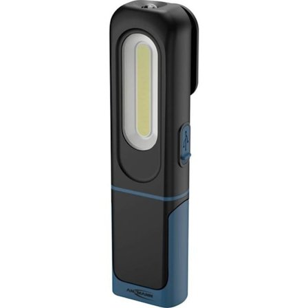 Ansmann 1600-0706 Återuppladdningsbar arbetslampa WL350R LED COB batterilampa 350 lm