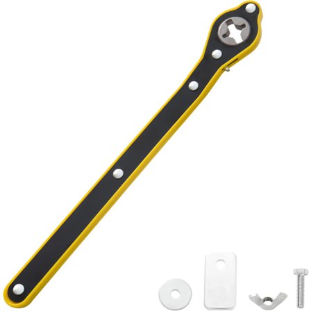 Automatisk arbeidsbesparende jekk skralle, universell 360 graders svingbar dekkhjul jekk skralle sakseløft