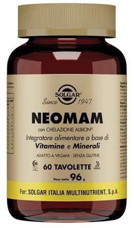 Solgar Neomam 60 Tavolette
