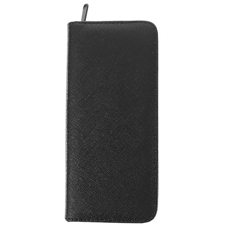 Parturi- ja kampaajatyökalujen säilytyspussi, ammattimainen hiustenleikkausvälinepussi (22X10X3CM, musta)