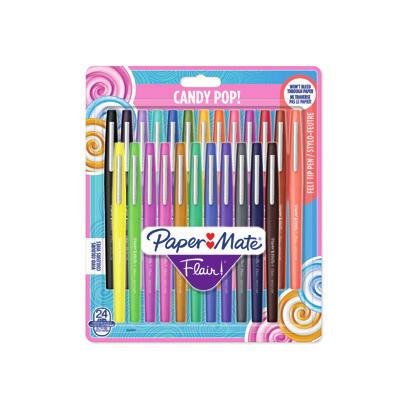 PAPERMATE Faserschreiber Flair Candy Pop 24er Blister M