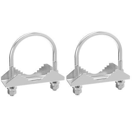 2 stk Antennefeste U- Monteringsutstyr Antennemast V Kjevebrakett Tilbehør for Ute Hjem An