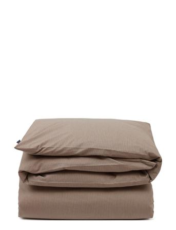 Striped Cotton Poplin Duvet Cover Beige Lexington Home