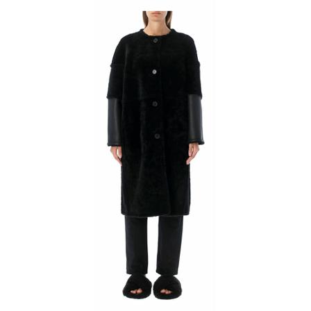 Marni, Coat Cpmx 0139Bqulm 094 Zwart, Dames, Maat:S