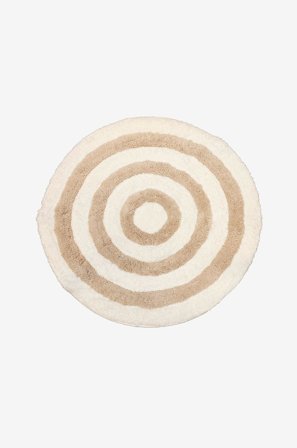 Redlunds - River badmatta diam 70 - Hvit - Baderomsmatter - 70 - Fra Homeroom