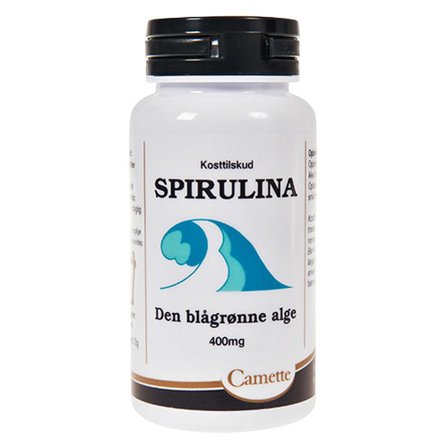 Camette Spirulina Den blågrønne alge 180 tabl., Helse & Madvarer, Ingredienser, Spirulina