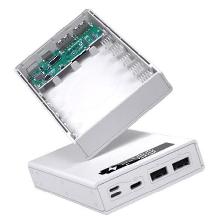 5 X 18650 Mobilboks Avtakbar H Laderboks Lading Qc 3.0 Diy S-1