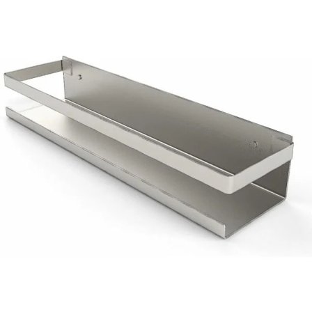 Duschhylla utan borrning, SUS304 rostfritt stål badrumshylla, självhäftande, borstad 30 cm