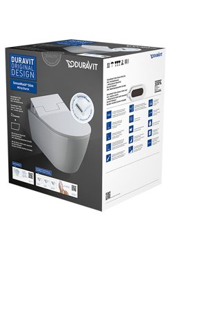 Duravit Me by Starck WC-skål med sits och hygiendusch, Badrum
