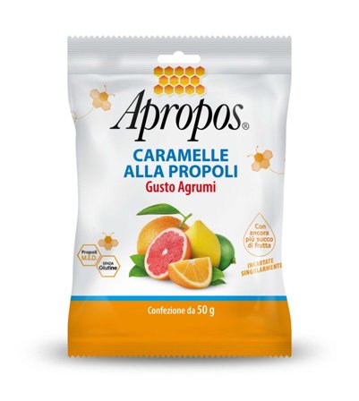 Apropos Caramelle Alla Propoli Gusto Agrumi 50g