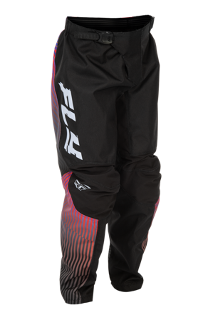 Motokrosové Kalhoty FLY Racing F-16 V26 Dětské Černá/Červená/Fialová 22