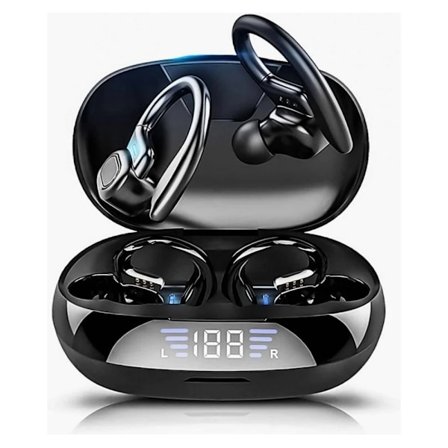 Sportörlurar, Avancerade Bluetooth 5.4 Trådlösa Hörlurar Med Öronkrokar, IP7 Vattentäta Over Ear-hörlurar För Utomhusäventyr