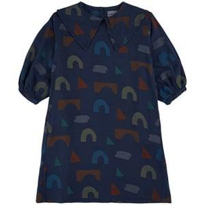 Kids - Bobo Choses Playful Printed Dress Midnight Blue 4-5 Years - Dresses - 4-5 years - Navy