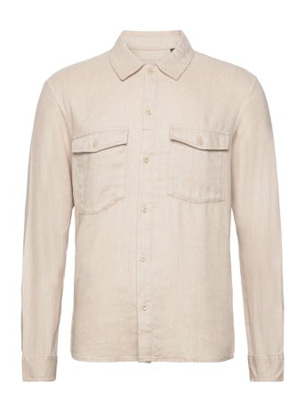 Onskari Ls Shirt Visc Lin 0075 Cs Cream ONLY & SONS