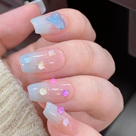 Franske falske negle Ballerina falske negle 2 2