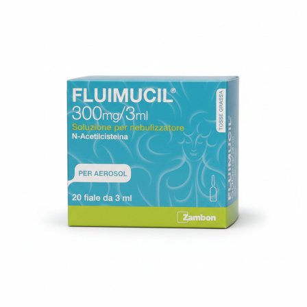 Fluimucil Soluzione Per Nebulizzatore 20 Fiale 300 mg/3ml