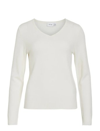 Vila | Viril V-Neck L/S Knit Top - Noos | XL
