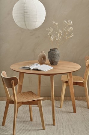 NORDFORM - Spisebord Roxy, Ø 105 cm - Brun - Spiseborde - Fra Homeroom