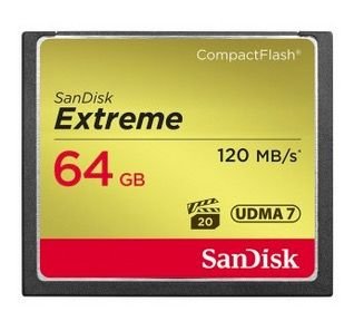 Sandisk Extreme - Flashminnekort - 64 GB - 567x - CompactFlash