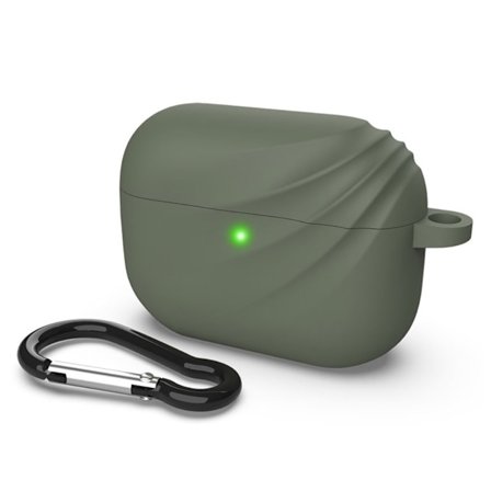 DIROSE AirPods Pro silikonfodral - Mörkgrön