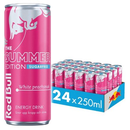RED BULL Energidryck Summer Edition Sugarfree 25cl - Lyreco - Kök och servering - Dryck - Drickor