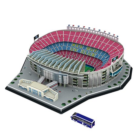 3D Puslespil Fodboldbane Fodbold Bygge Stadion Børn DIY Puslespil - Spanien Camp Nou Stadion