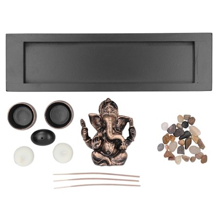 Buddhisme Lysestake Røkelsesholder Elefant Snabel Ornament Lykkegud Restaurantdekorasjon