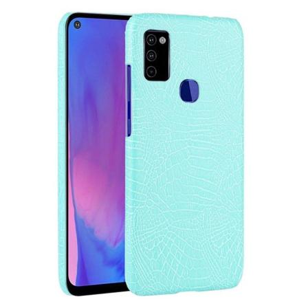 Croco kuoret - Samsung Galaxy M51 - Vauvasininen Blue