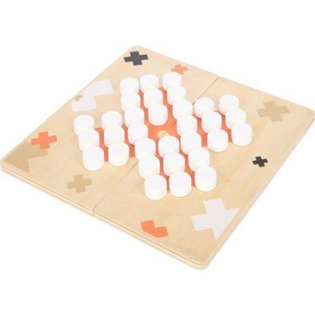 Laudat ja pelit - Small foot company - Mylly ja Solitaire Gold Edition - Luonnonpuu - 2 in 1 - Sekä pojille että tytöille