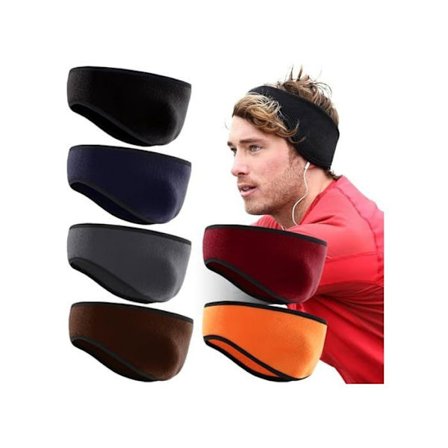 6-delt vintersport pandebåndsæt til kvinder og mænd, ørevarmere, sports pandebånd til kvinder, vintersport pandebånd