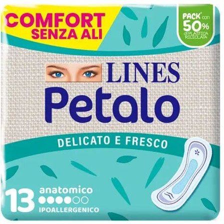 Lines Petalo Delicato e Fresco 13 Assorbenti Anatomici