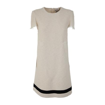 Semicouture, Short Dresses Beige, Dames, Maat:S