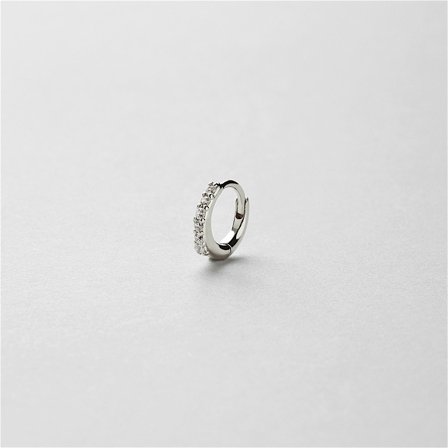 Lea Piercing - Sterling Silver - Safira