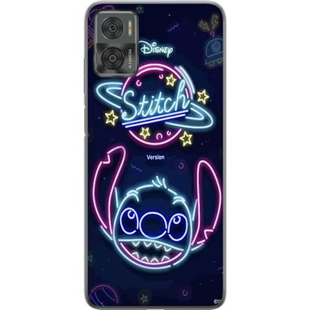 Motorola Moto E22i Gjennomsiktig deksel Stitch Neon