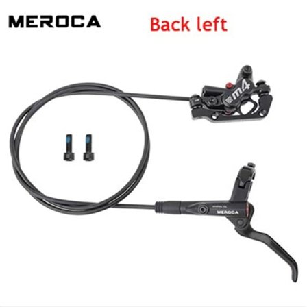 MEROCA MTB cykel hydraulisk broms Aluminiumlegering 800*1400mm 4 Pushes Piston M4 broms 160mm broms skiva cykel bromssystem MT200