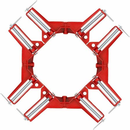4 st rät vinkel för att göra ramar för snickeri verktygshållare ramar (90 grader 75 mm / 3 tum)