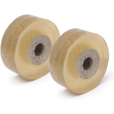 2 stk podebånd (2*200m, gul), podebånd, selvklæbende podebånd til havebrug