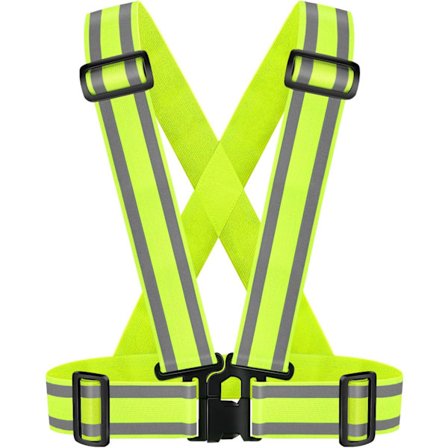 (1, KELTAINEN) Korkea näkyvyys heijastava turvaliivit | Kevyt,