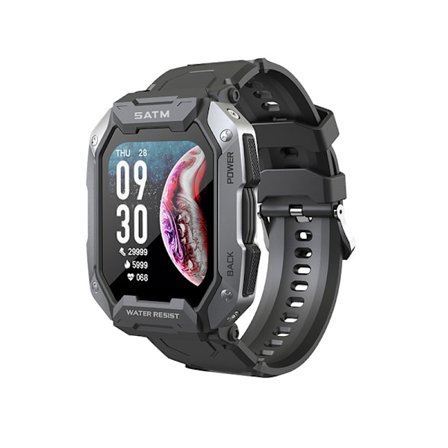 Det nye C20 tre-sikre sports smartwatch 1,71 tommer multi-scene sportstilstand vejr musik 5ATM